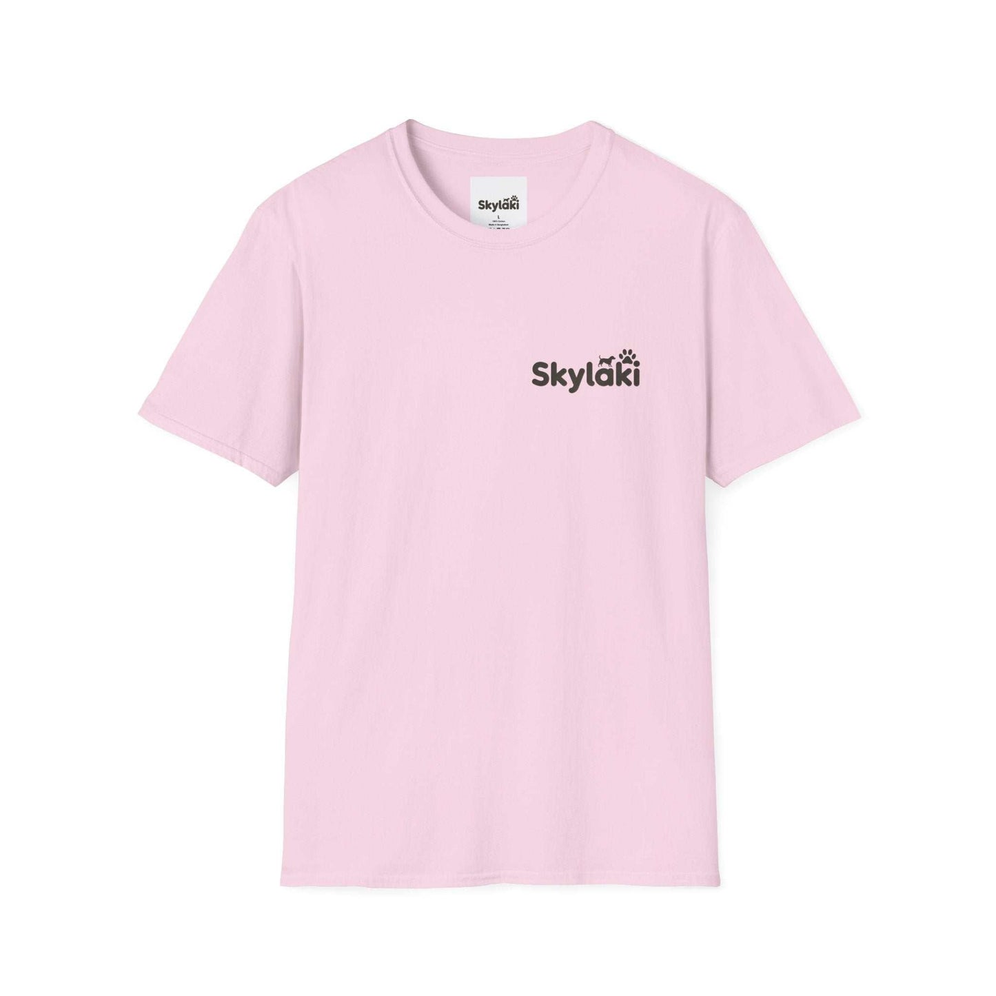 Unisex Softstyle T-Shirt - Minimalist Design for Casual Wear, Light Pink