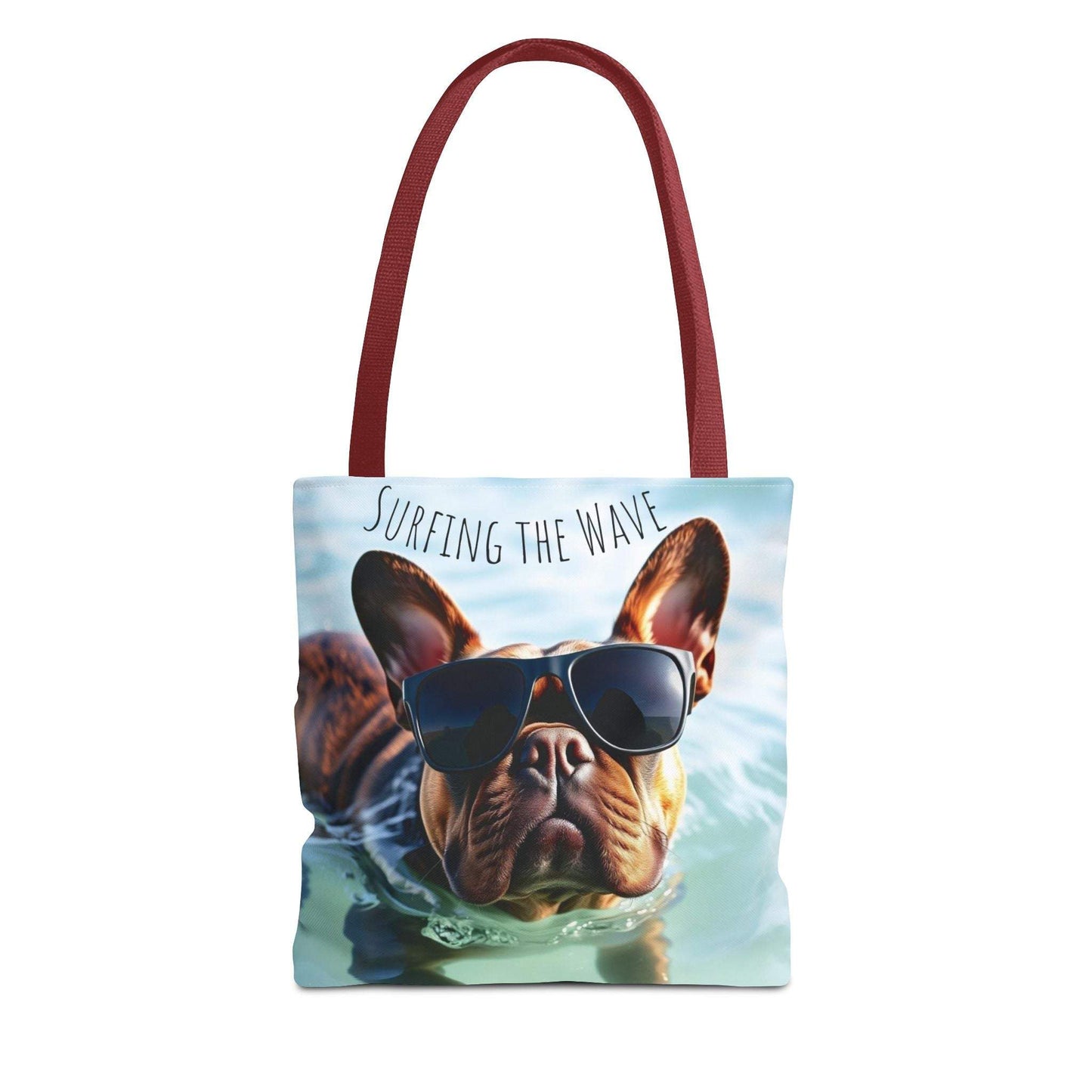 Beach Tote Bag Cool Dog - Trendy Pet Lover Shoulder Design