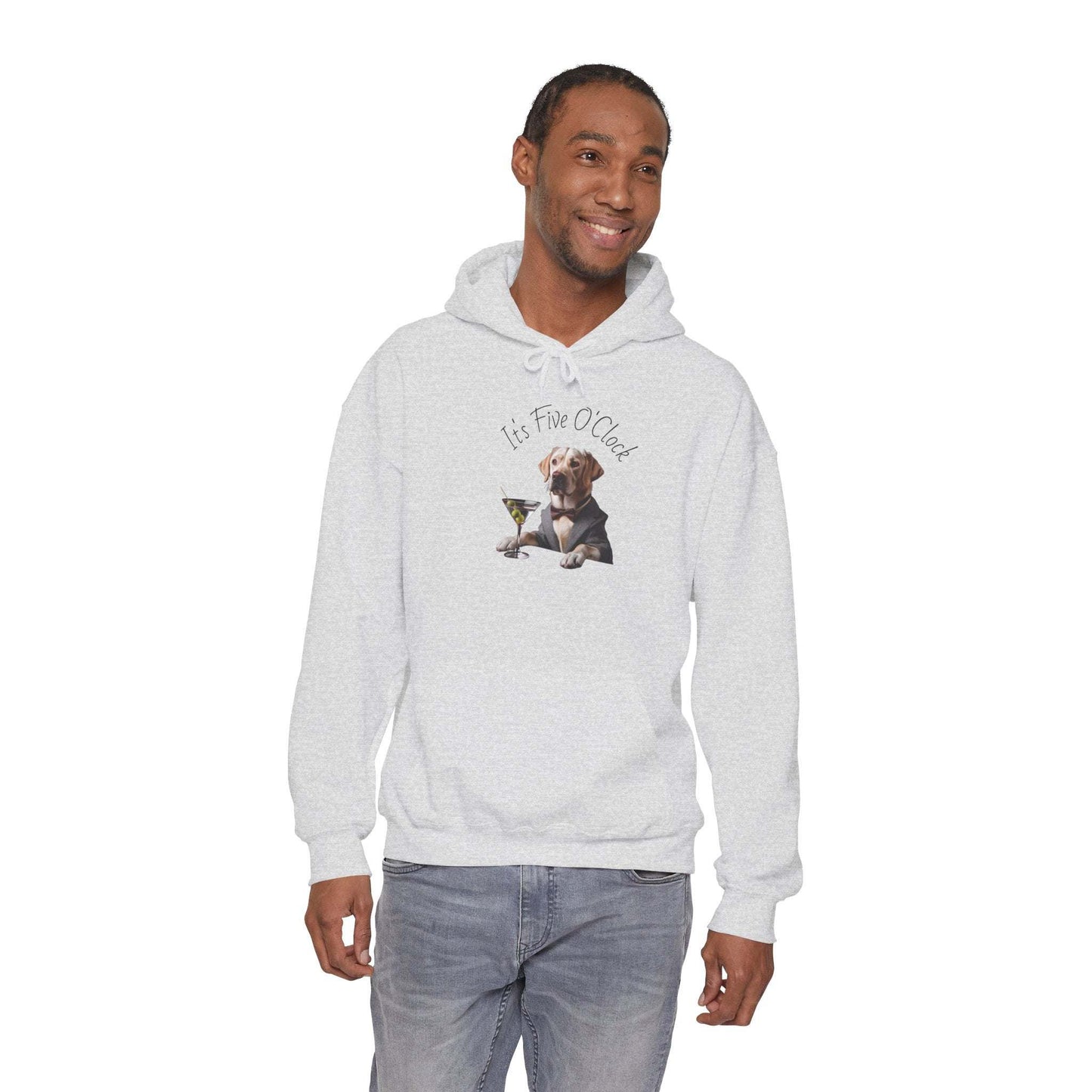 Unisex Heavy Blend Sweatshirt - Cozy 5 O'clock Design