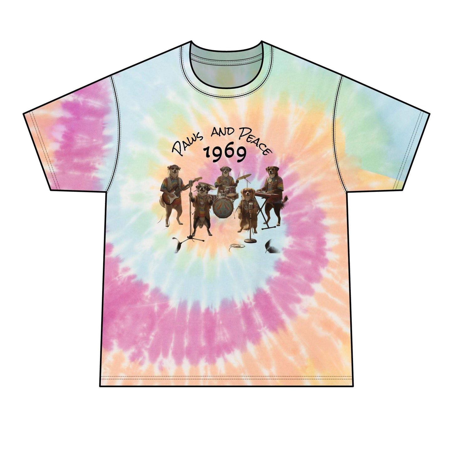 1969 Peace & Pals Tie-Dye Tee