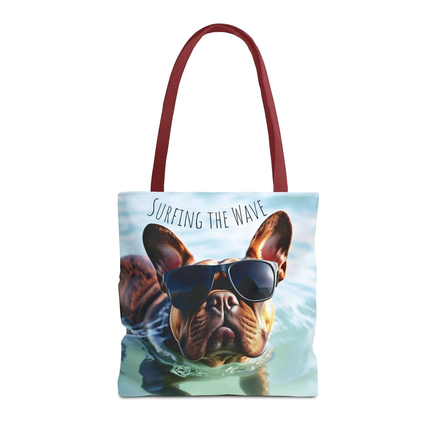 Beach Tote Bag Cool Dog - Trendy Pet Lover Shoulder Design