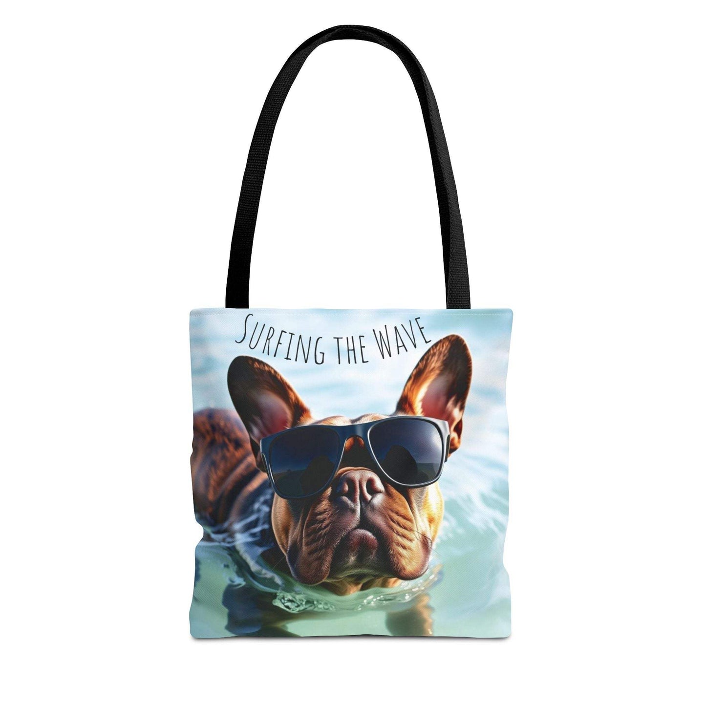 Beach Tote Bag Cool Dog - Trendy Pet Lover Shoulder Design