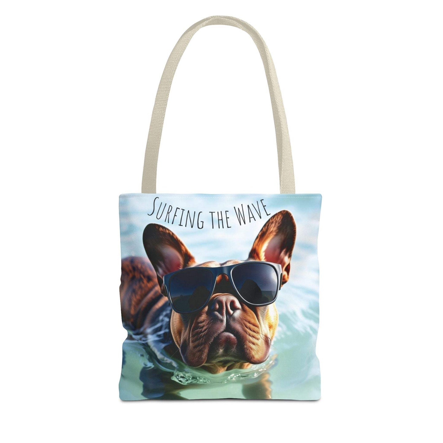 Beach Tote Bag Cool Dog - Trendy Pet Lover Shoulder Design