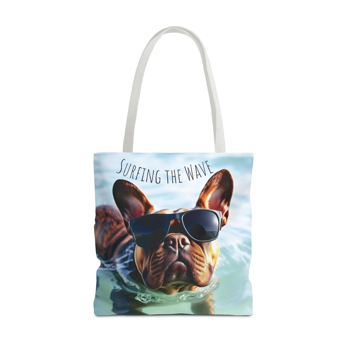 Beach Tote Bag Cool Dog - Trendy Pet Lover Shoulder Design