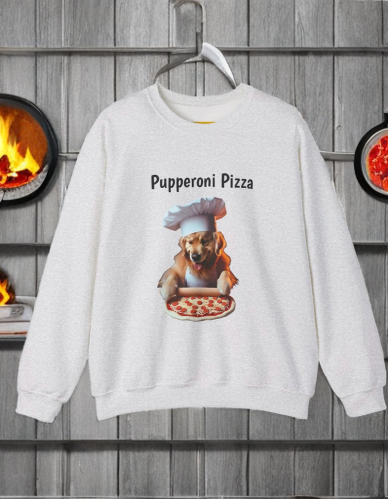 Pizza shirt - Unisex Heavy Blend Sweatshirt Quality Fabric