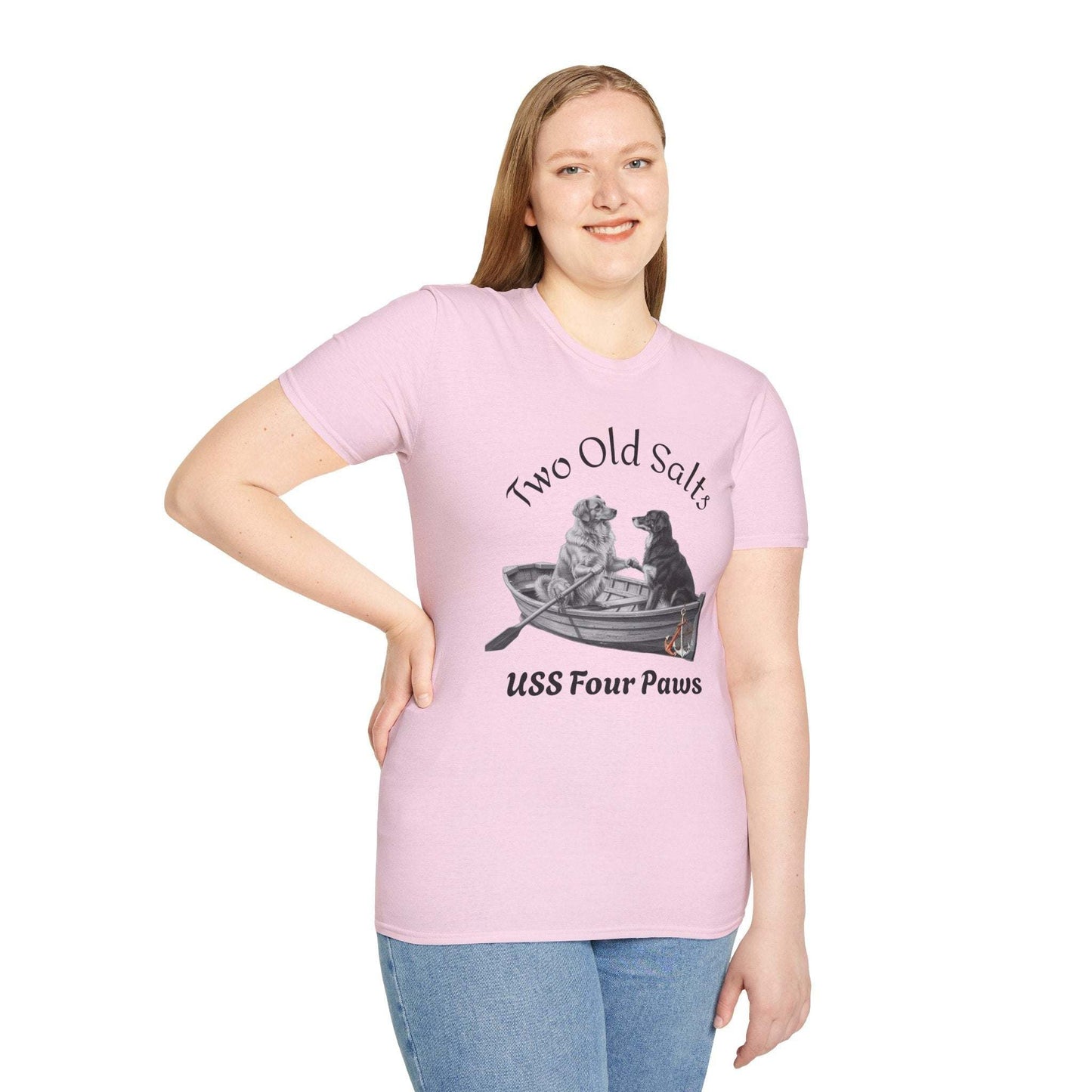 Two Old Salts Boat Dogs Shirt | Nautical Pet Tee for Dog Lovers