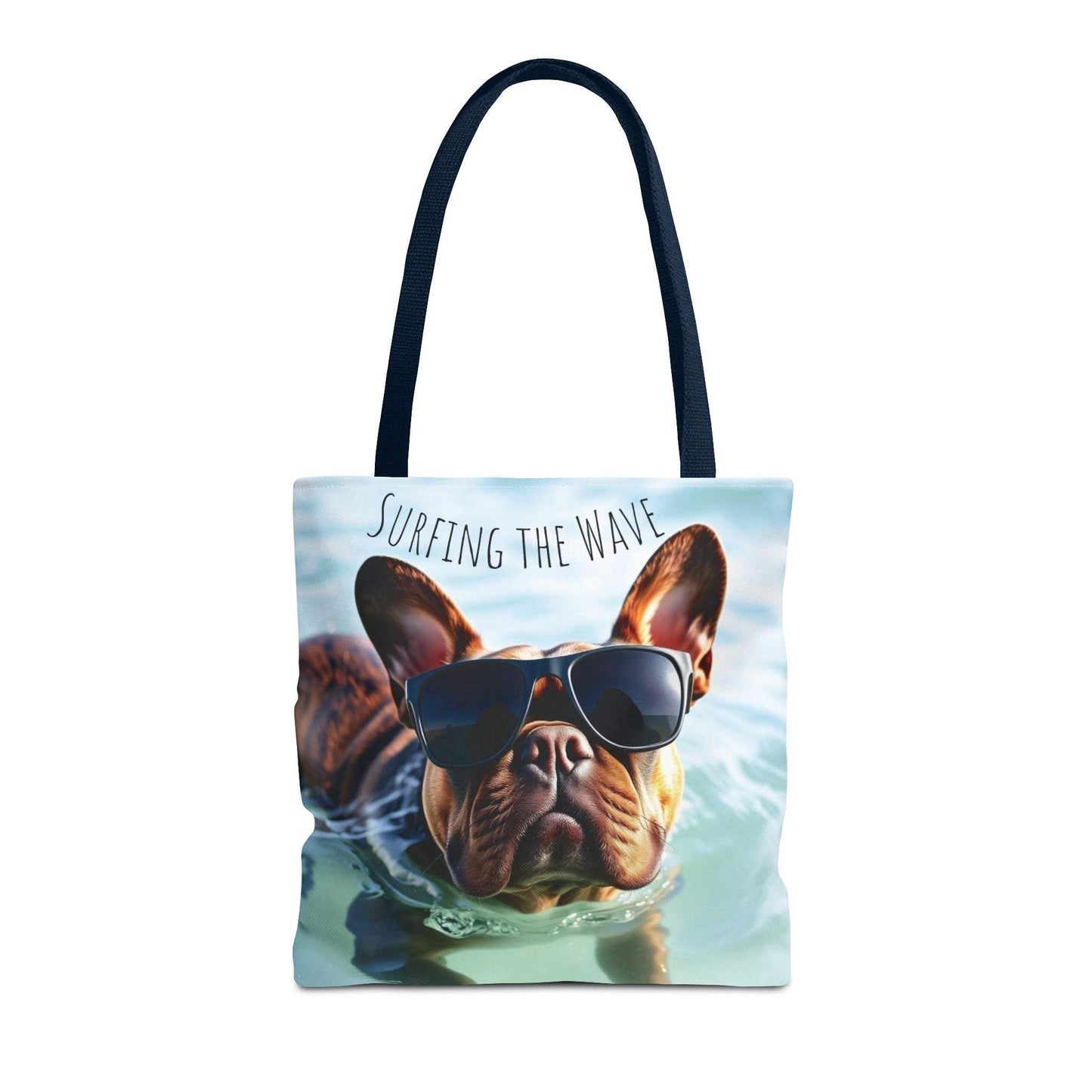 Beach Tote Bag Cool Dog - Trendy Pet Lover Shoulder Design