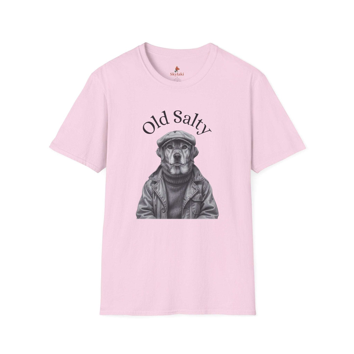 Old Salty Nautical Dog T-Shirt — Vintage Sailor Otter Graphic Tee