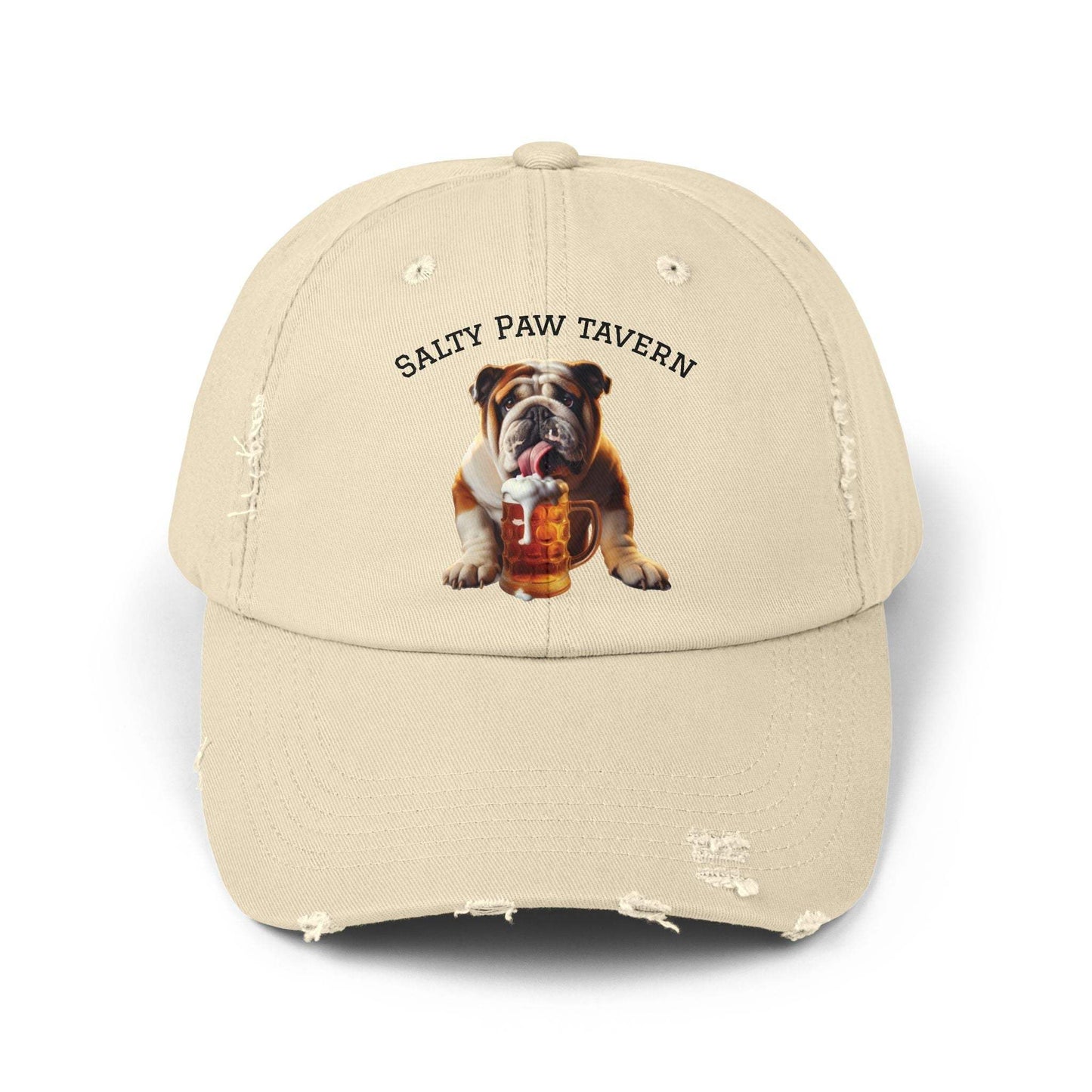 Salty Paw Tavern Hat, Casual Dog Owner Gift, Vintage Style Pet Apparel