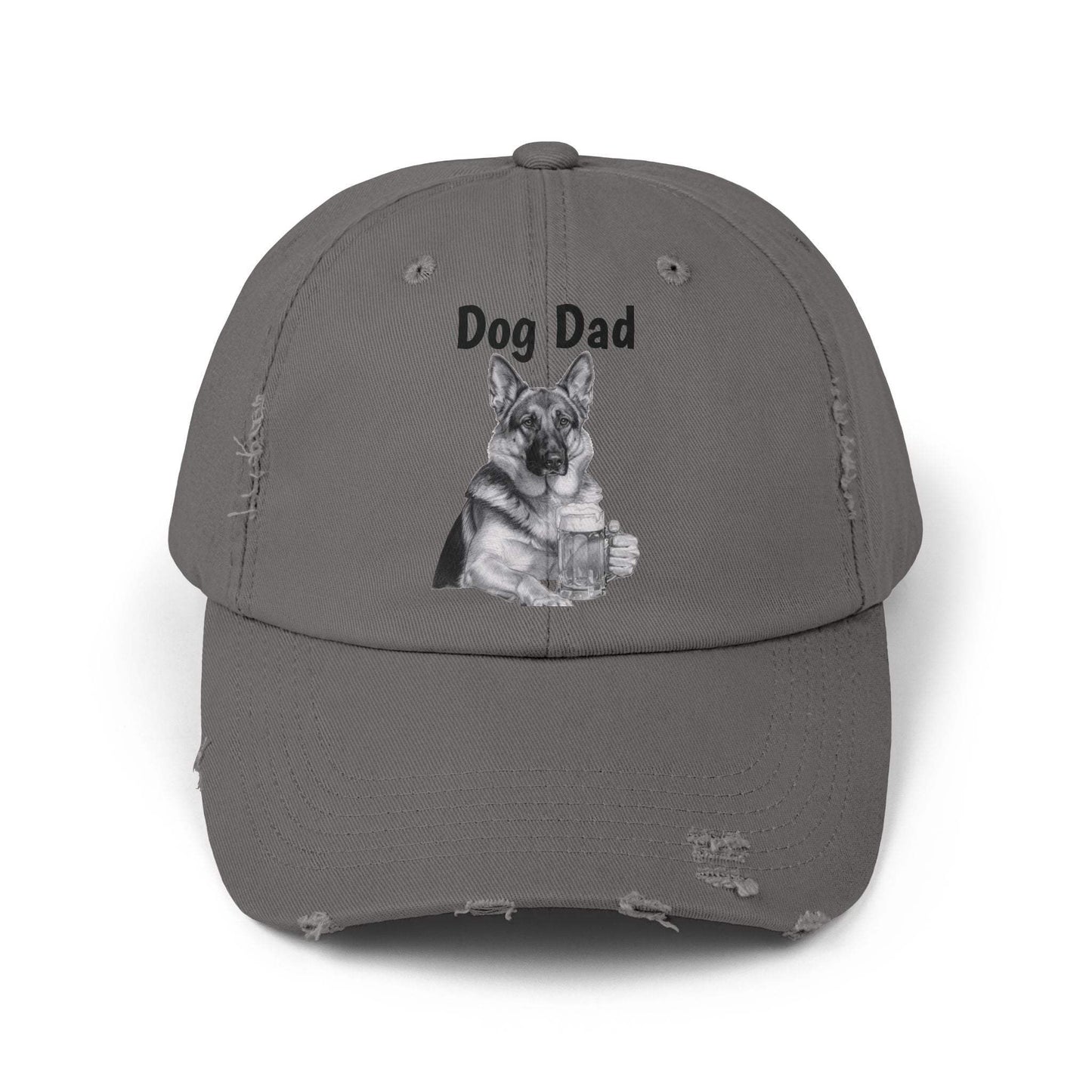 Dog Dad Baseball Cap - Distressed Dad Hat for Casual Style