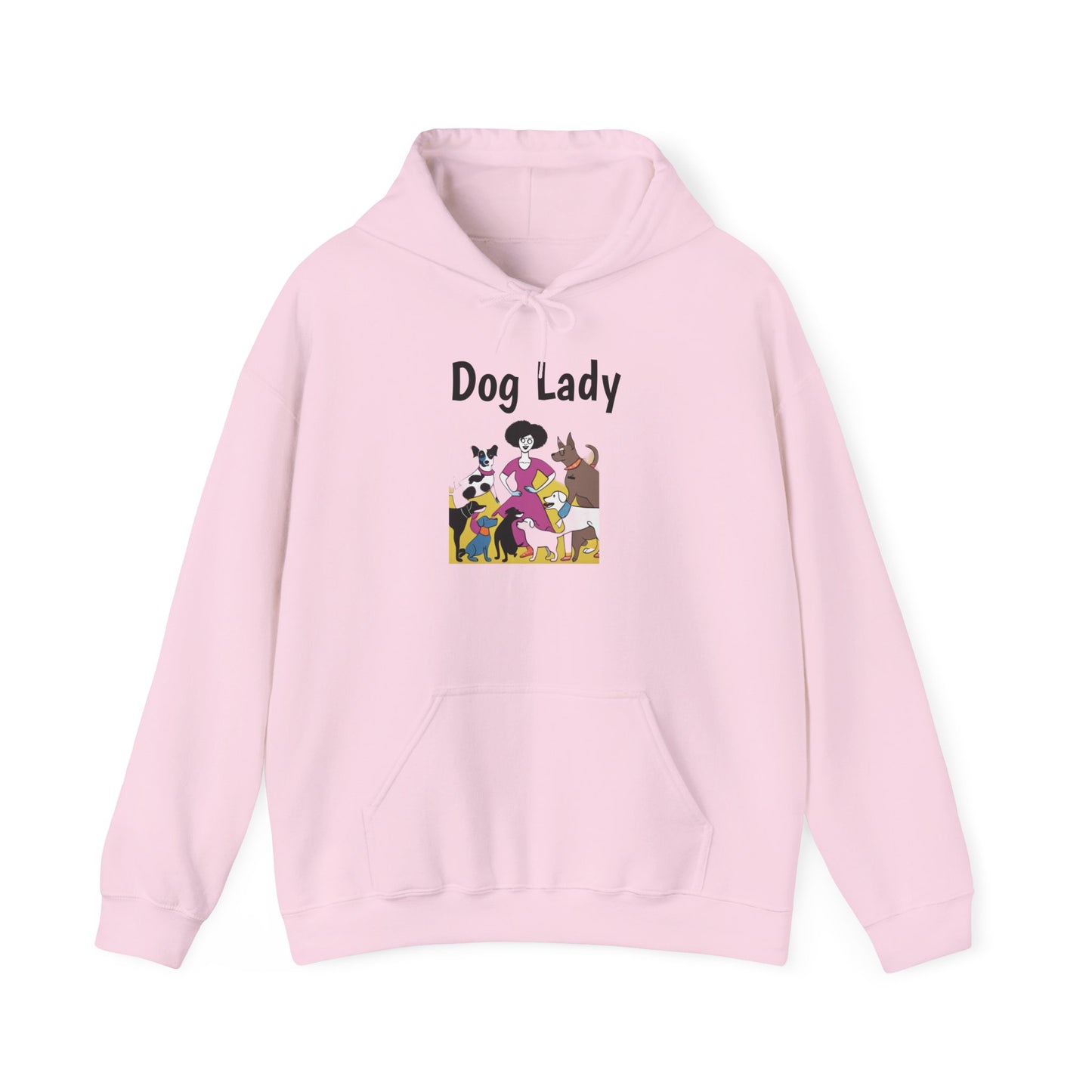 Dog Lady Unisex Heavy Blend™ Hooded Sweatshirt