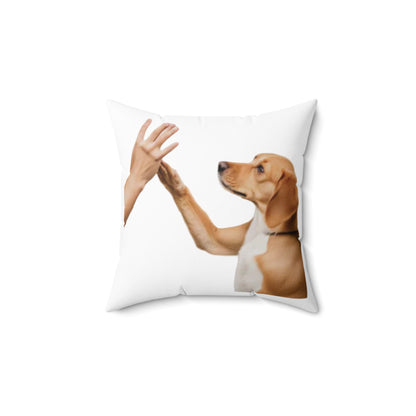 High Five Spun Polyester Square Pillow