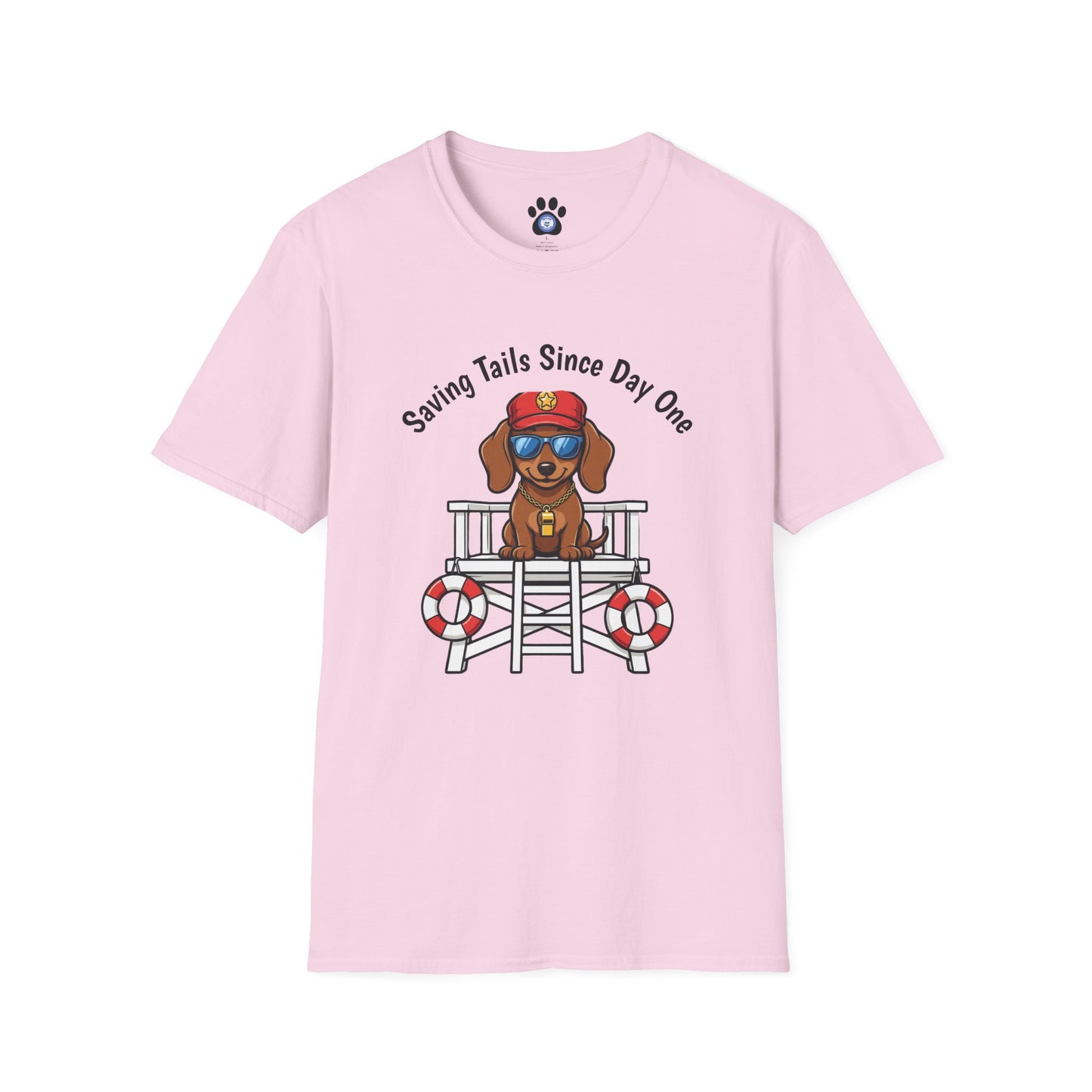Doxie Lifeguard Tee Unisex – "Saving Tails Since Day One" T-shirt by Skylaki