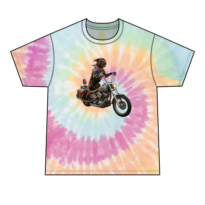 Men's Tie-Dye Motorcycle T‑Shirt
