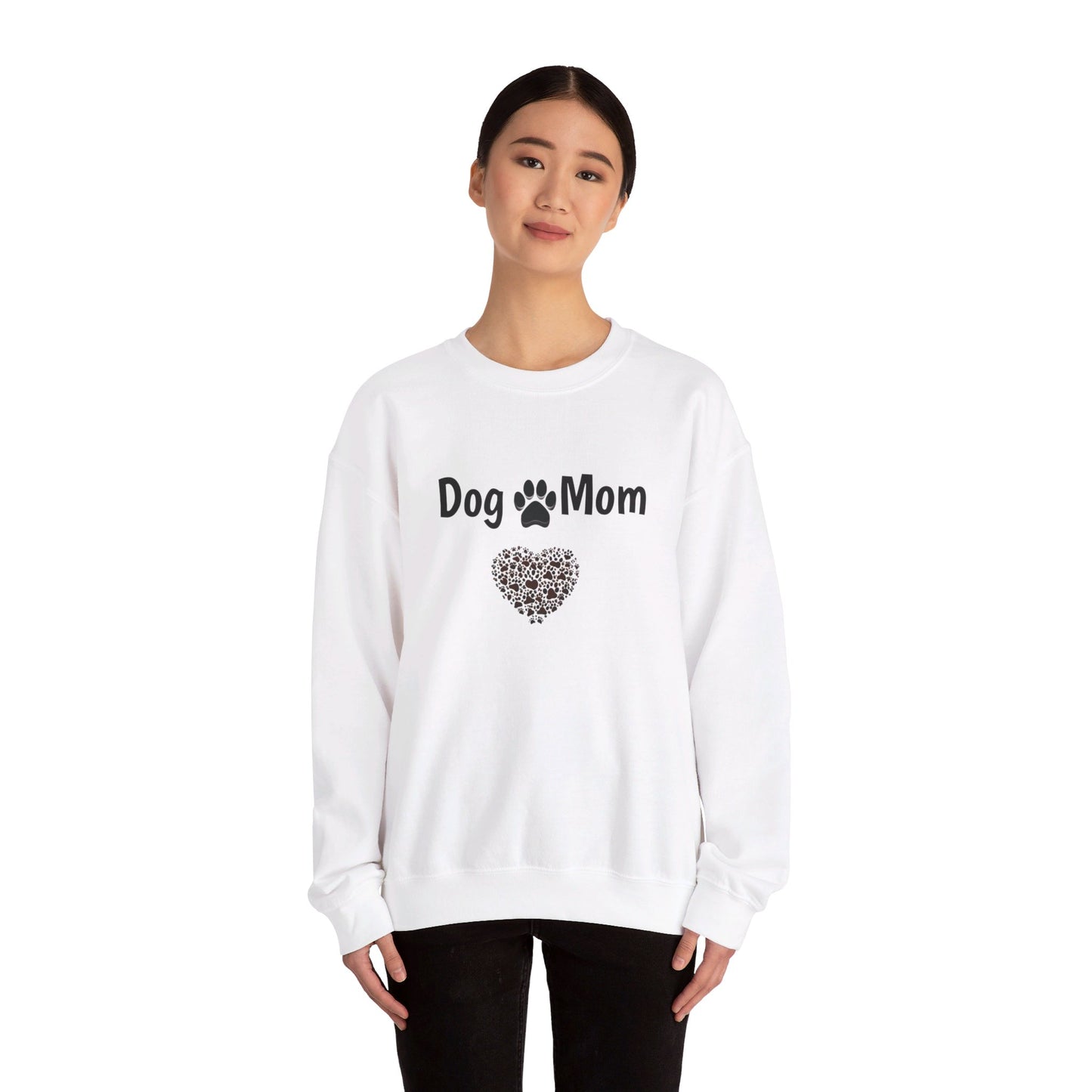 Dog Mom Unisex Heavy Blend™ Crewneck Sweatshirt