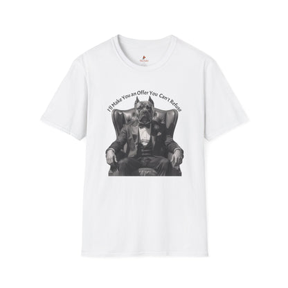 Dogfather T Shirt "Make Me an Offer I Can't Refuse" Graphic Tee