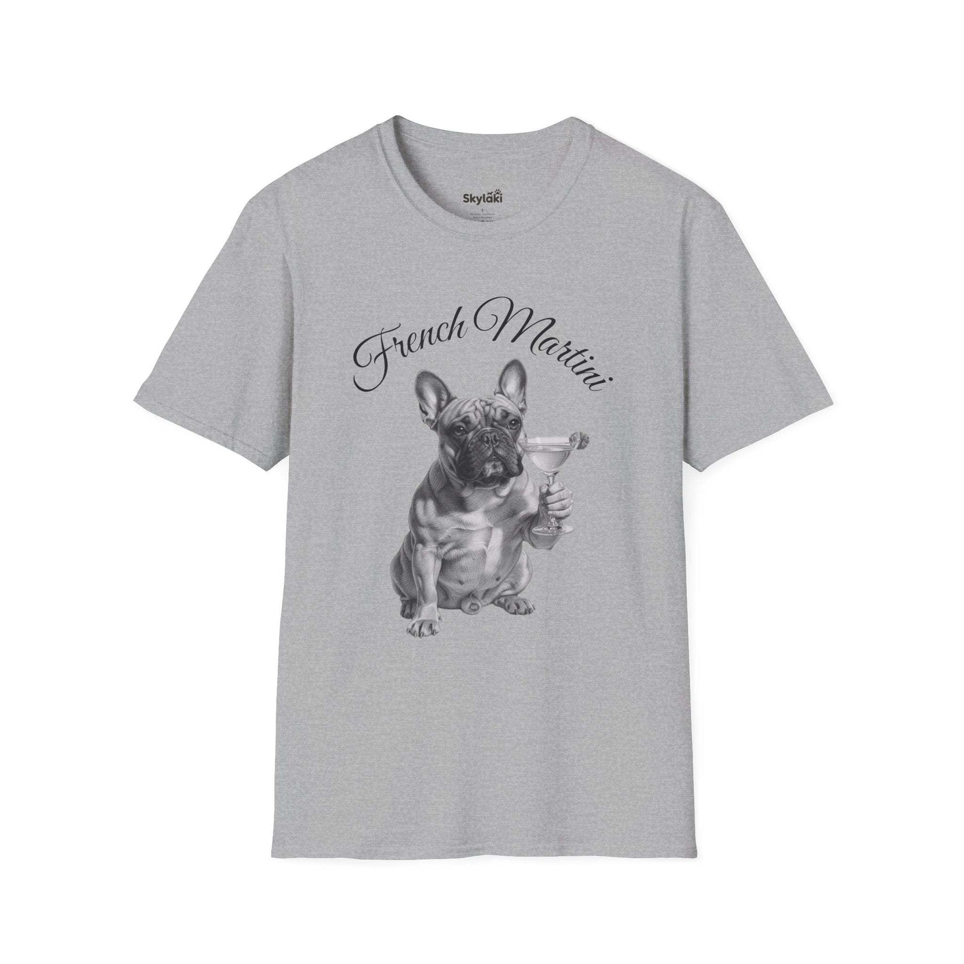 Unisex Soft Style T Shirt | French Martini Design Comfort