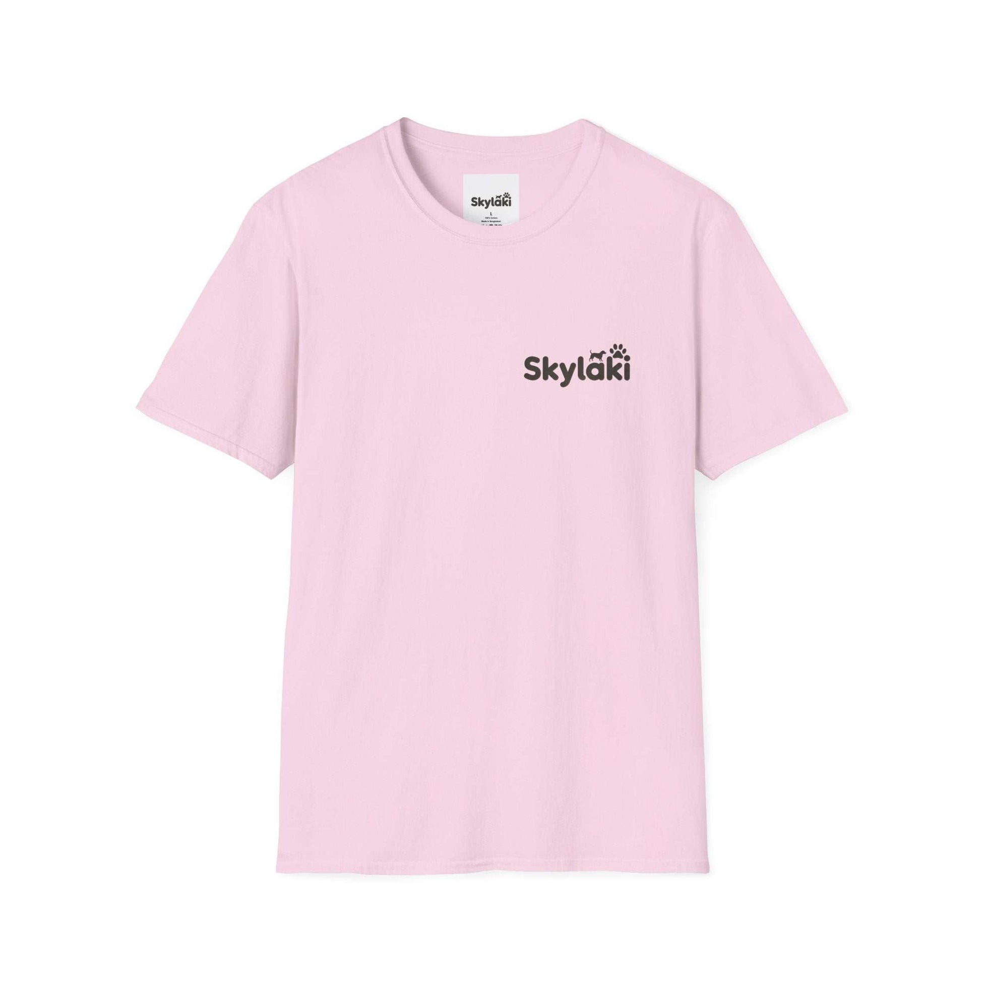 Unisex Softstyle T-Shirt - Minimalist Design for Casual Wear, Light Pink