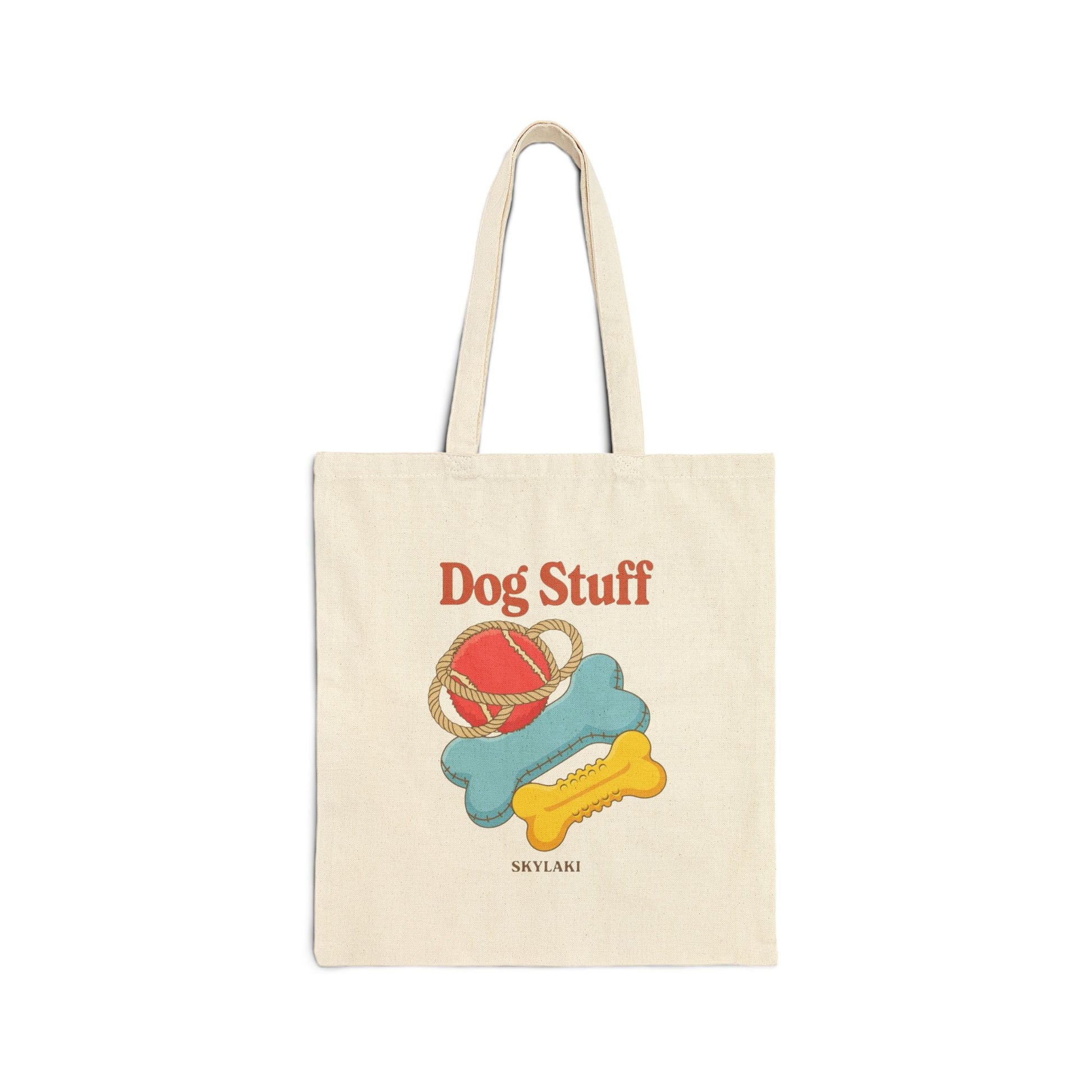 Dog Stuff Canvas Tote Bag Skylaki Brand