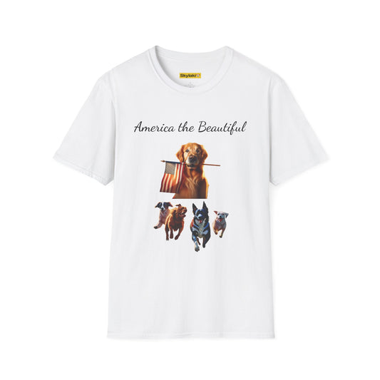 America the Beautiful Unisex Softstyle T-Shirt