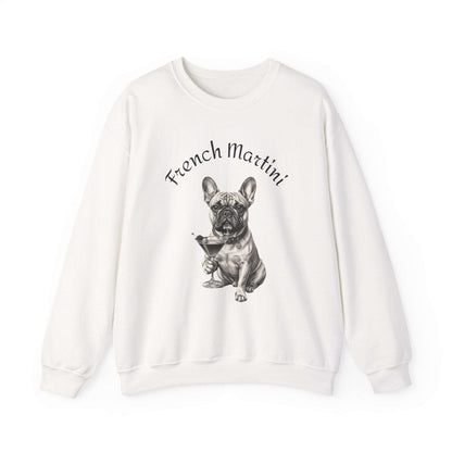 French Martini French Bulldog Sweatshirt – Cozy & Stylish