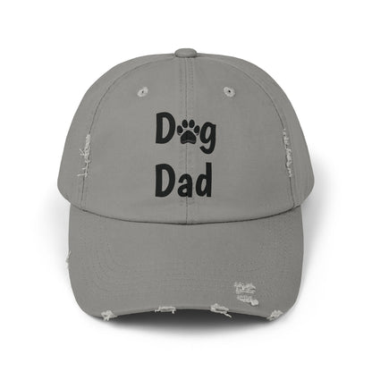 Unisex Distressed Dog Dad Cap