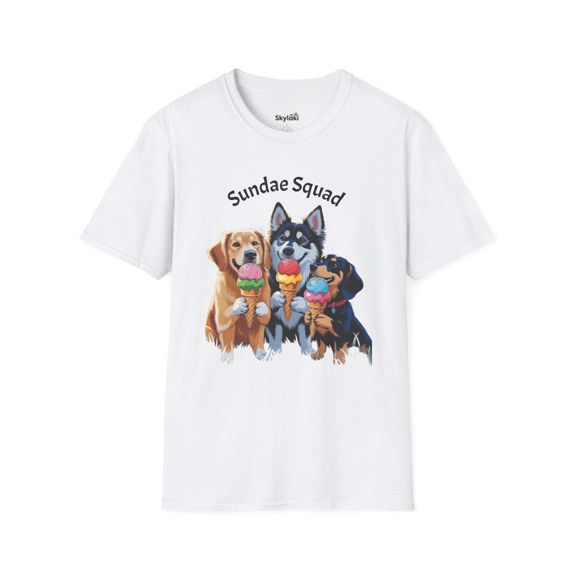  Sundae Squad Dog T-Shirt — Cute Ice Cream Puppies Tee