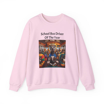 School Bus Driver Unisex Heavy Blend™ Crewneck Sweatshirt