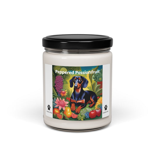 Peppered Passionfruit Scented Soy Candle, 9oz