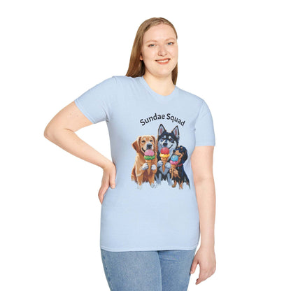 Sundae Squad Dog T-Shirt — Cute Ice Cream Puppies Tee