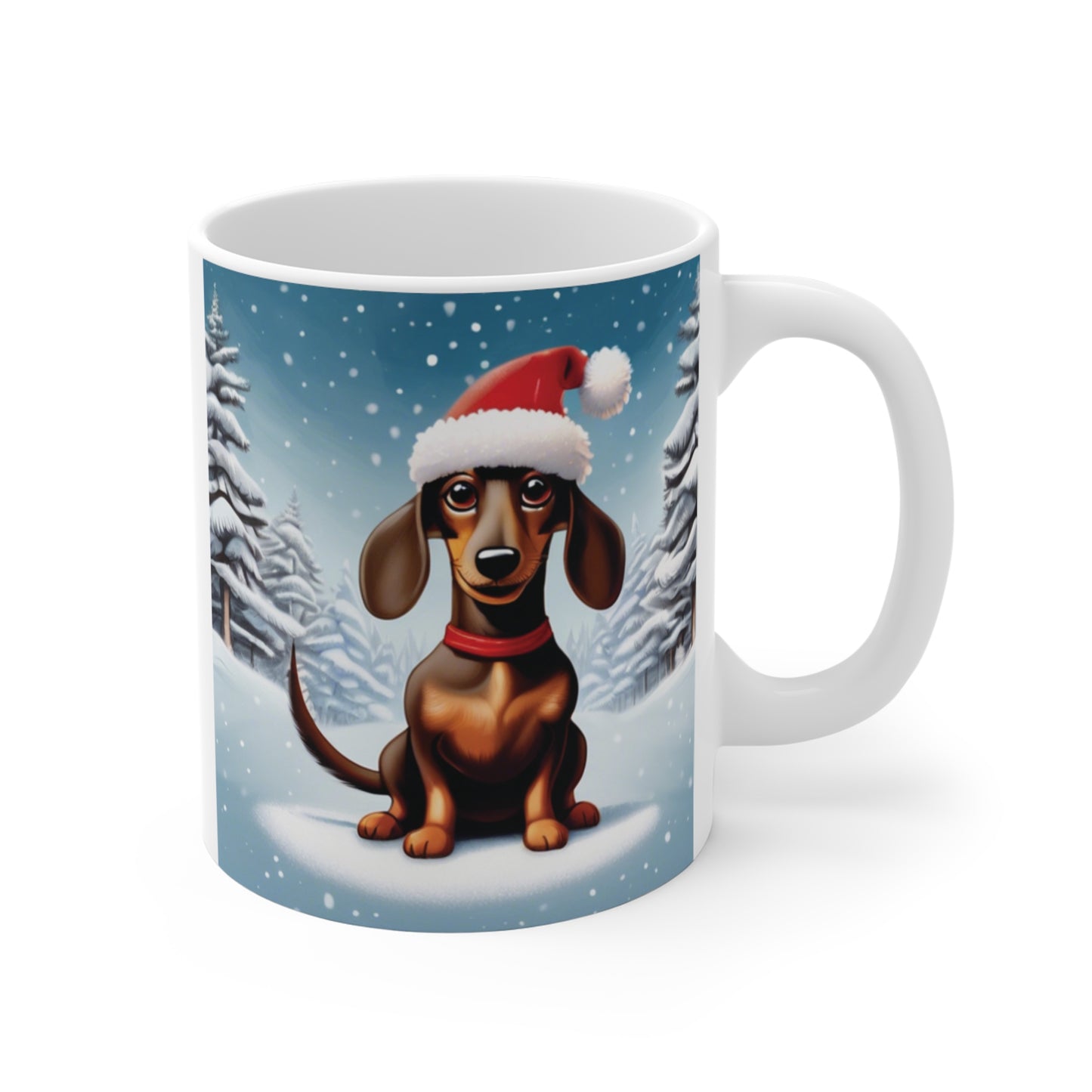 Weiner Winter Holiday Mug 11oz