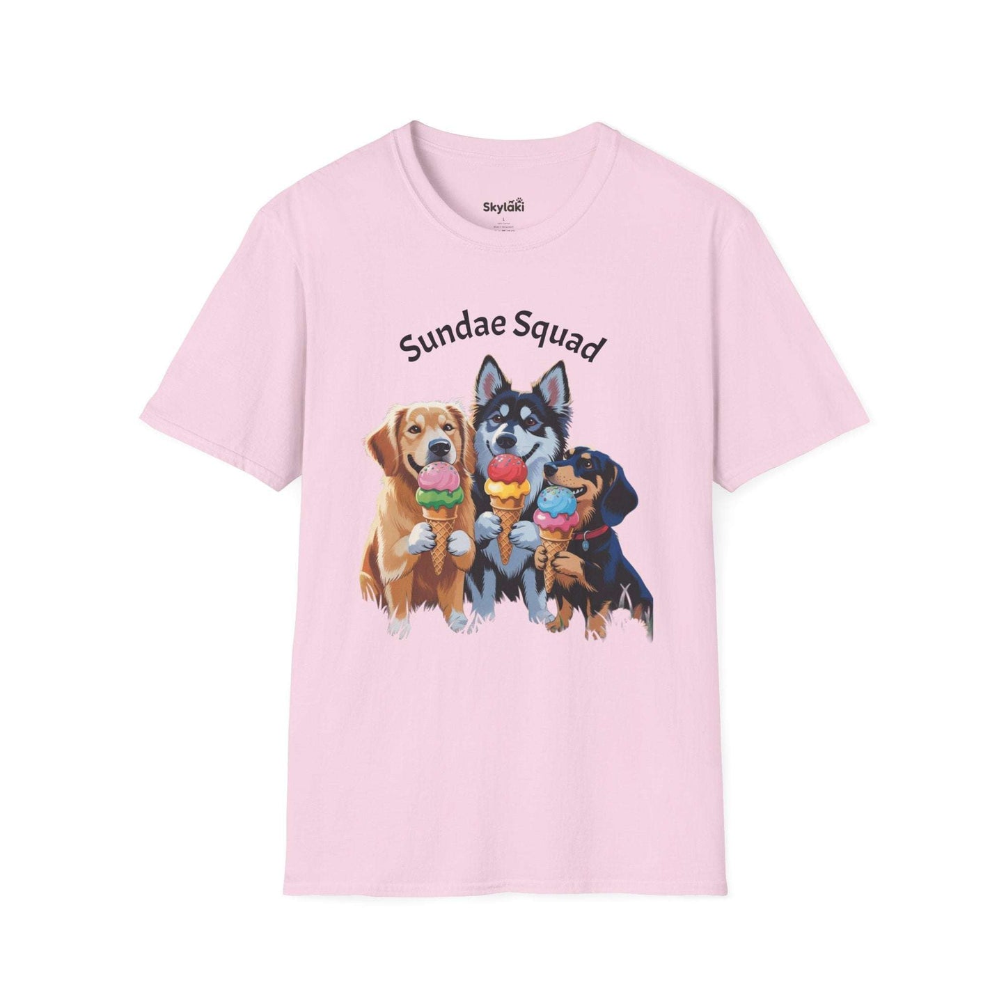  Sundae Squad Dog T-Shirt — Cute Ice Cream Puppies Tee