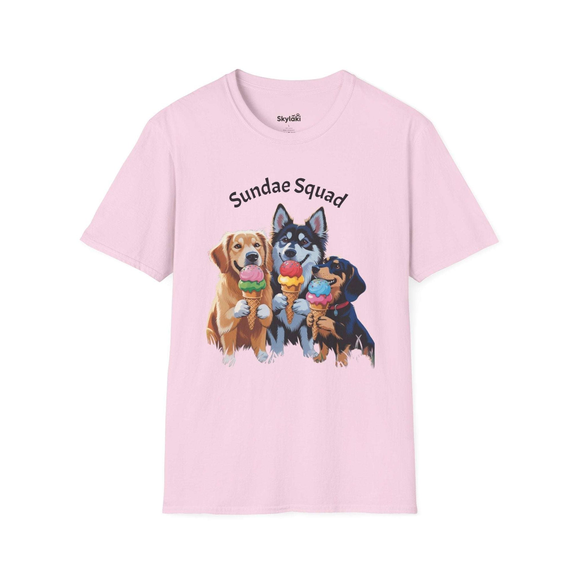  Sundae Squad Dog T-Shirt — Cute Ice Cream Puppies Tee