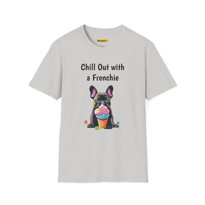 Ice Cream Frenchie  Softstyle T-Shirt