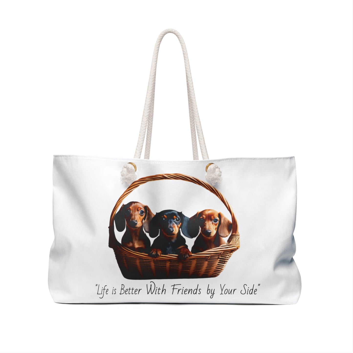 Weiner Dog Weekender Bag