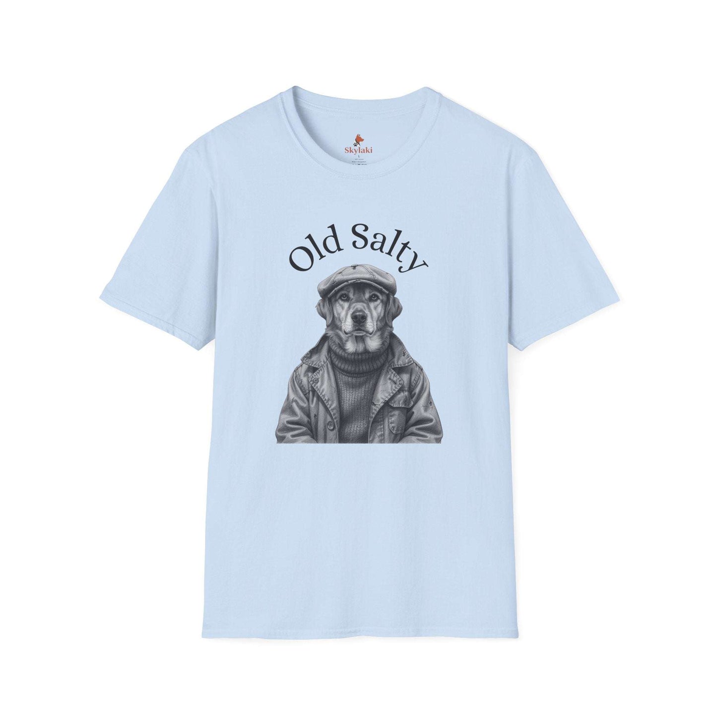 Old Salty Nautical Dog T-Shirt — Vintage Sailor Otter Graphic Tee