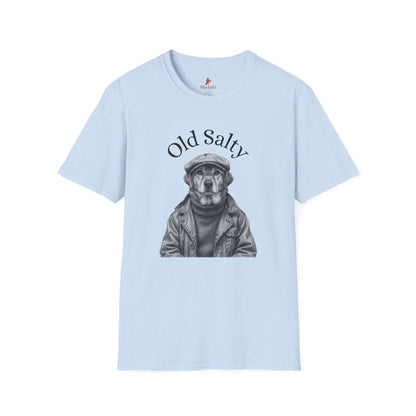 Old Salty Nautical Dog T-Shirt — Vintage Sailor Otter Graphic Tee
