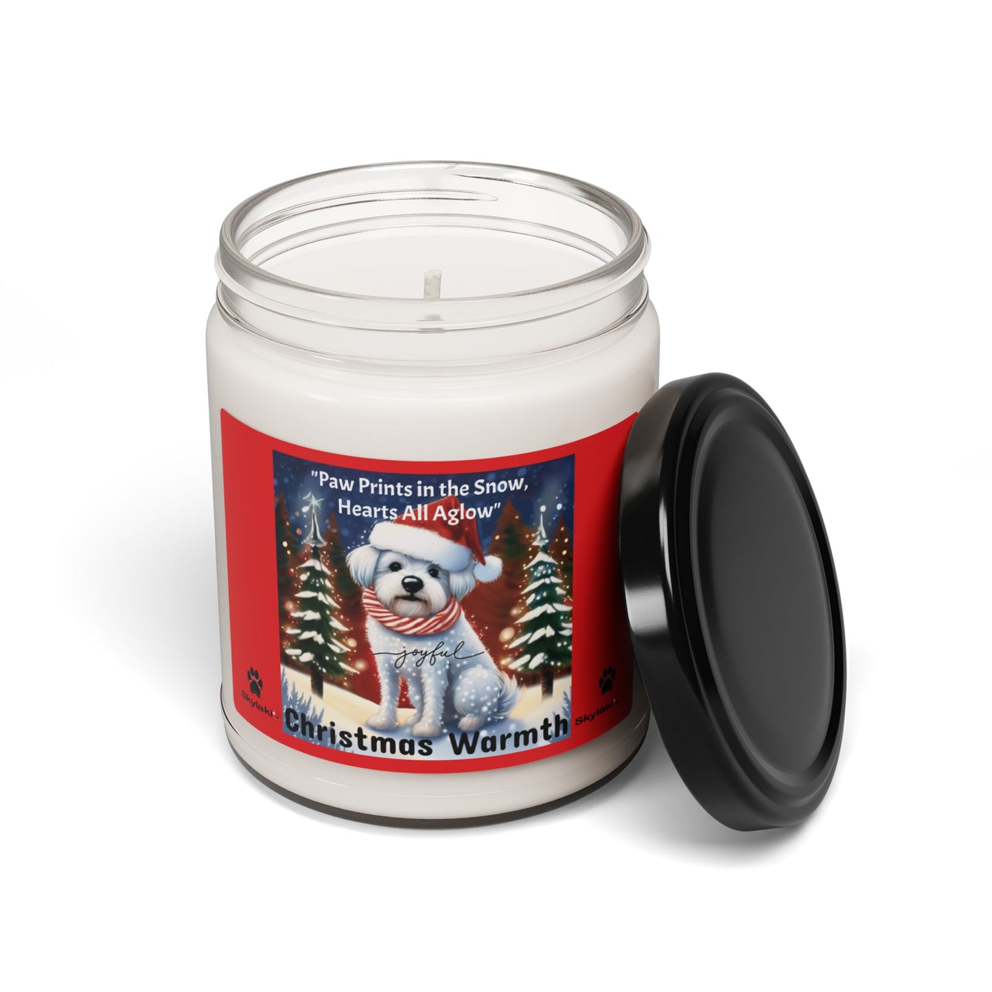 Christmas Warmth Scented Soy Candle, 9oz