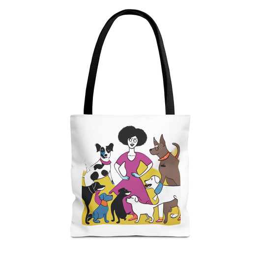 Dog Lady Tote Bag