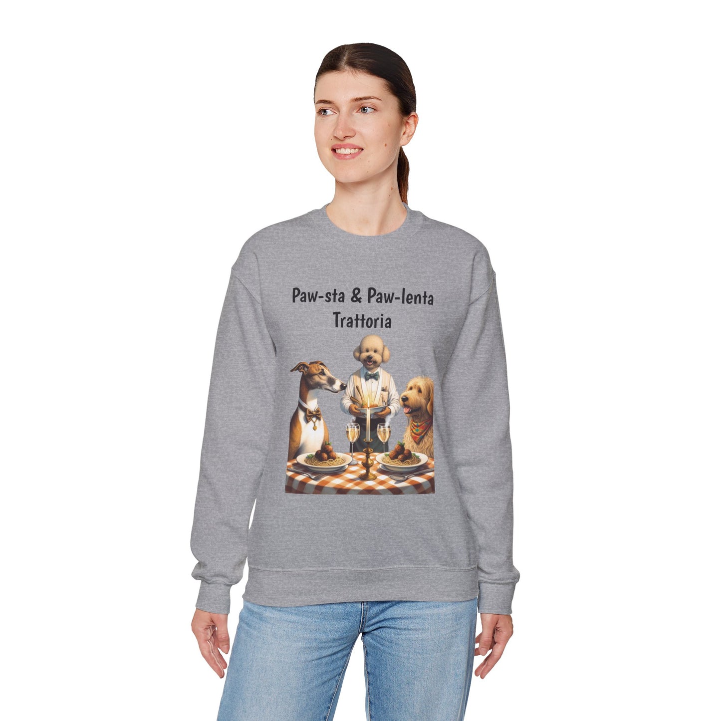 Paws-Sta Unisex Heavy Blend™ Crewneck Sweatshirt