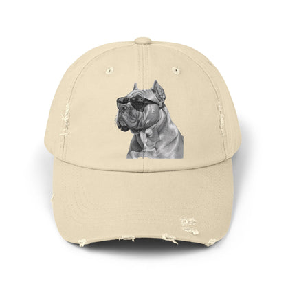 Fun Baseball Cap - Stylish Distressed Dog Cap