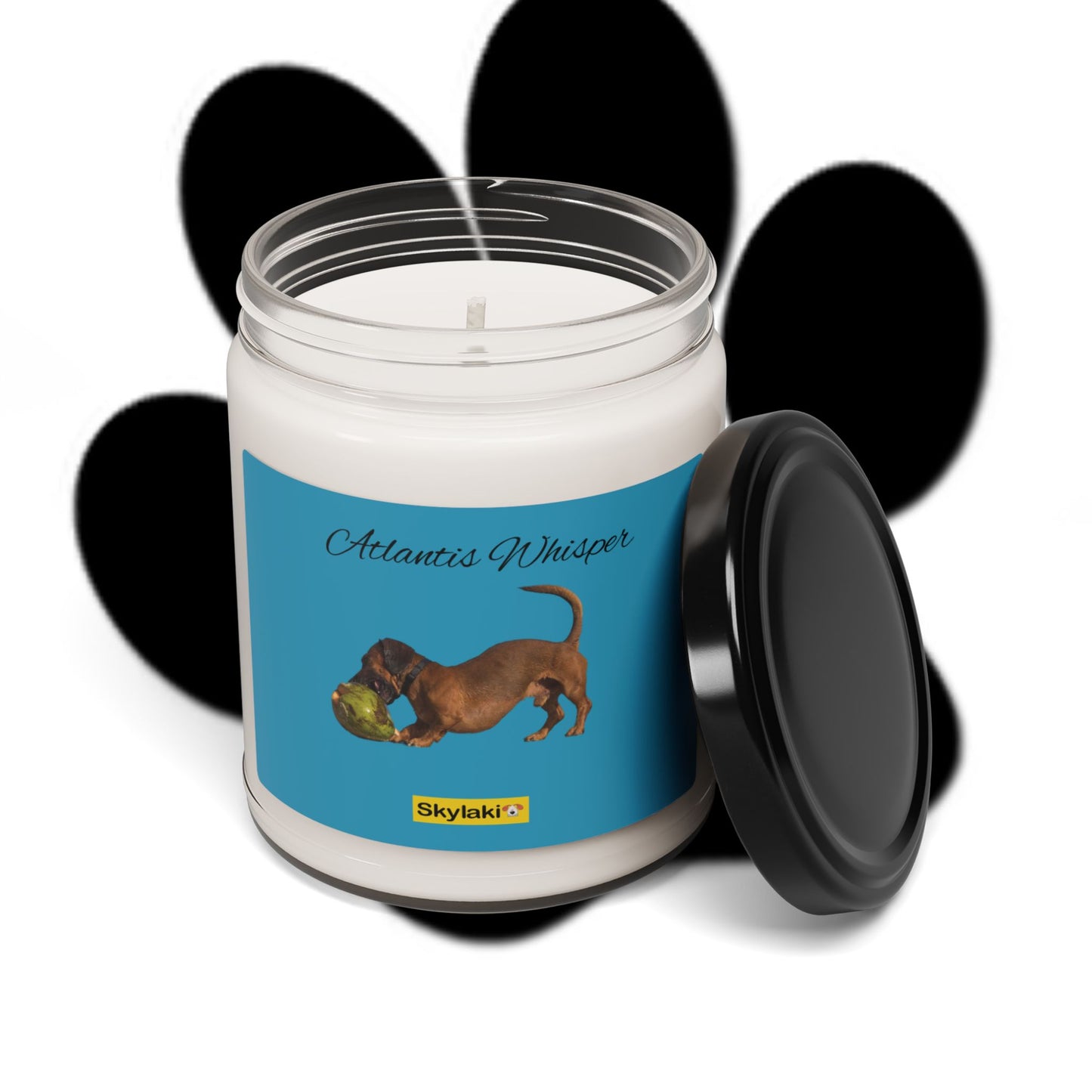 Atlantis Whisper Scented Soy Candle, 9oz