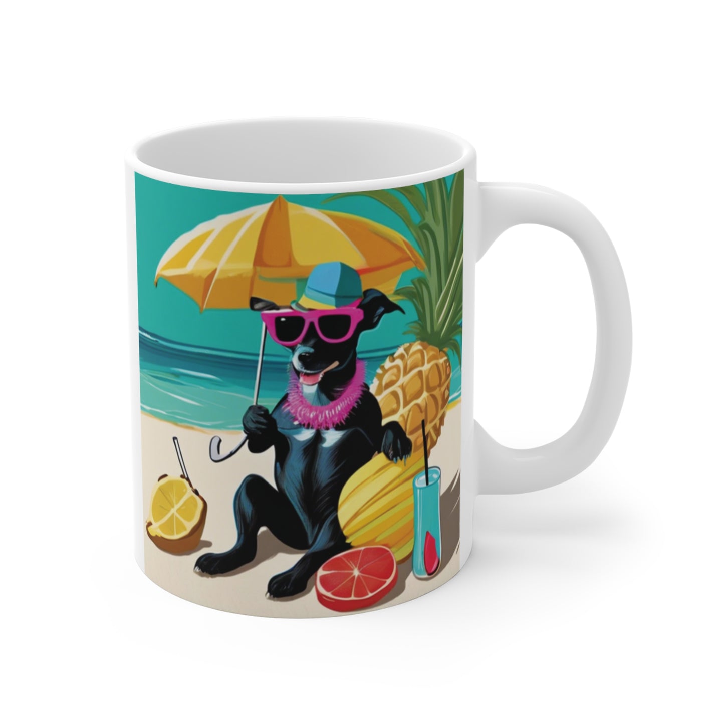 Tropical Pup Mug 11oz