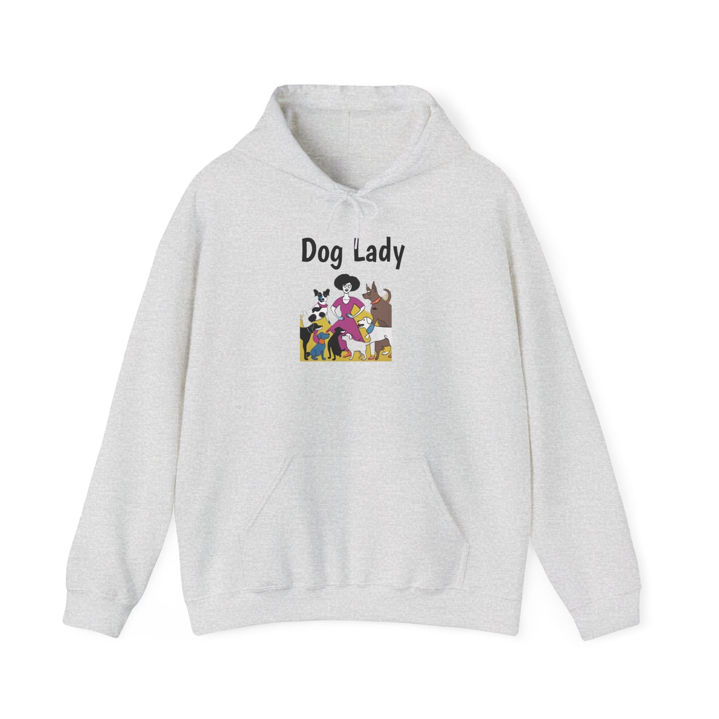 Dog Lady Unisex Heavy Blend™ Hooded Sweatshirt