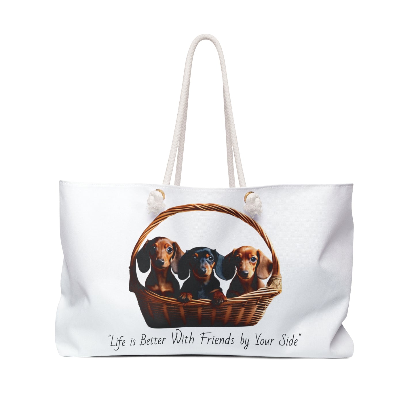 Weiner Dog Weekender Bag