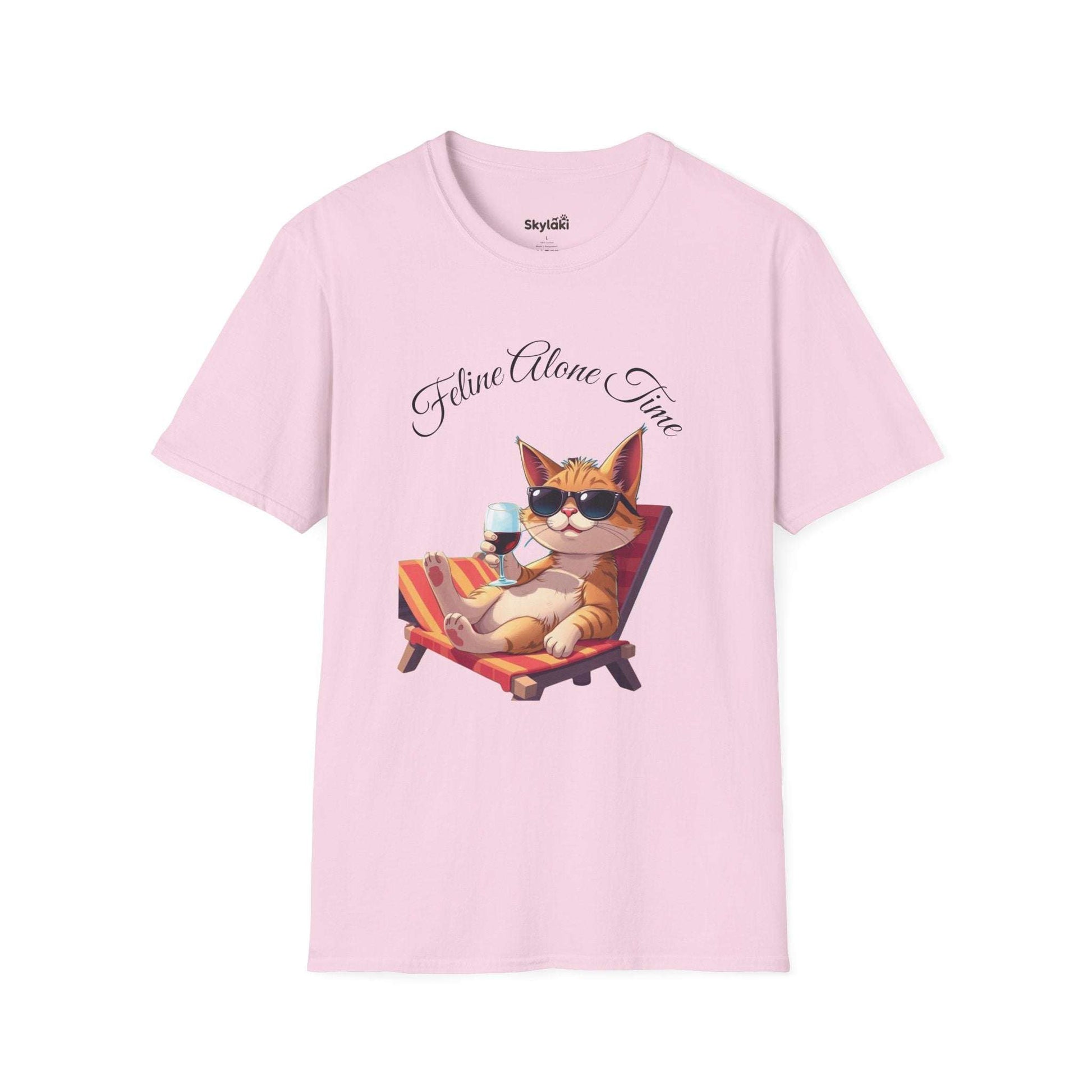 Feline Alone Time Unisex T-Shirt - Cozy Cat Design for Cat Lovers