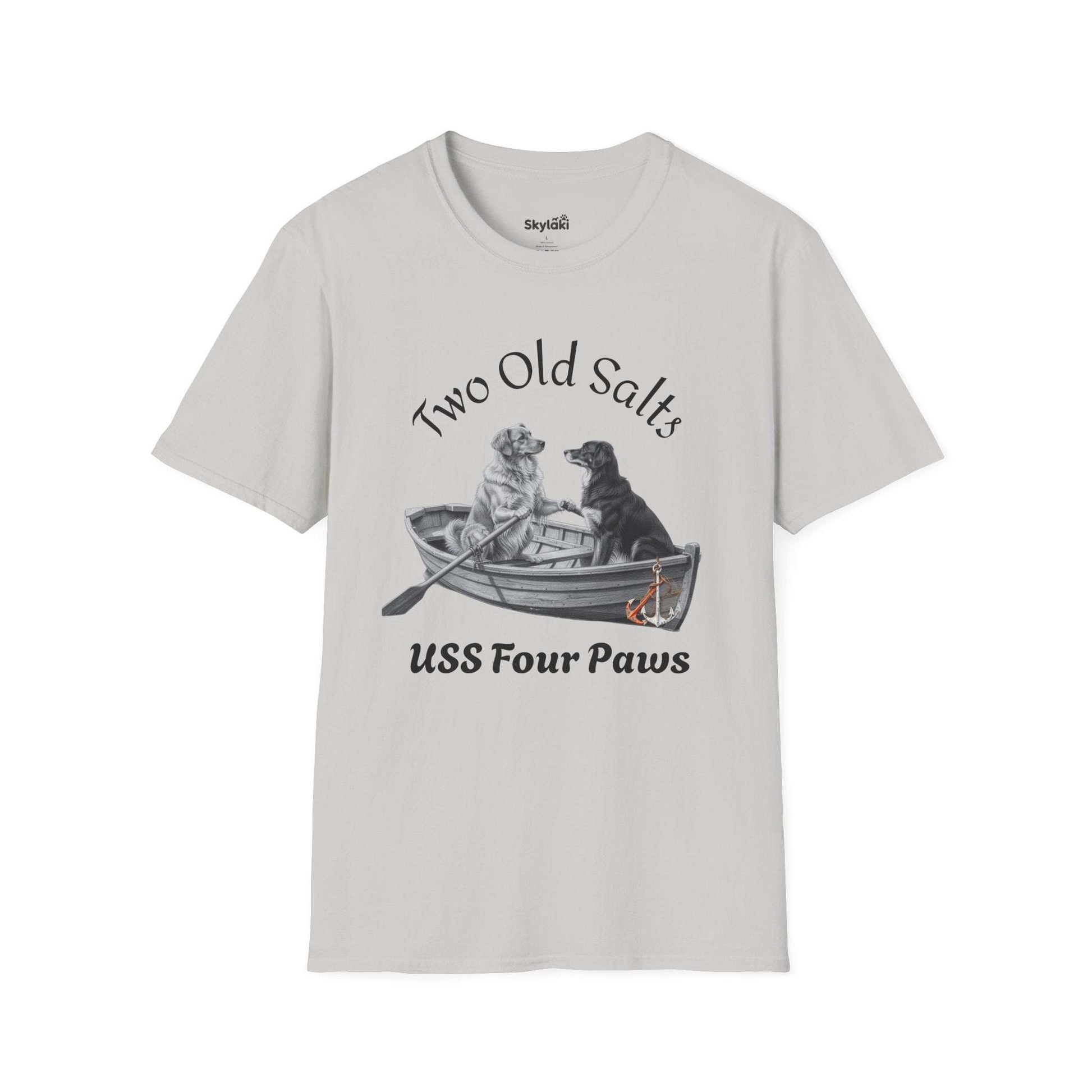 Two Old Salts Boat Dogs Shirt | Nautical Pet Tee for Dog Lovers
