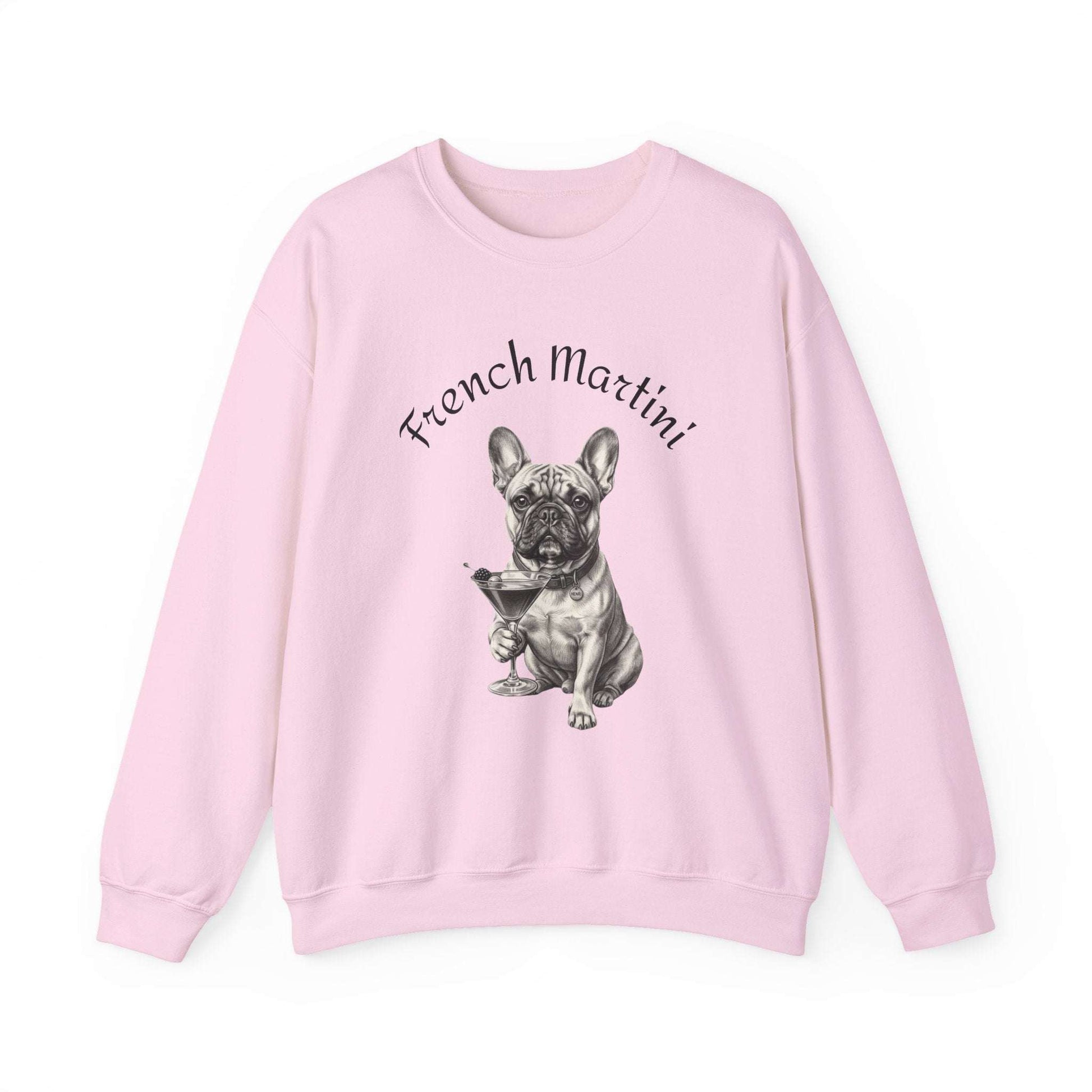 French Martini French Bulldog Sweatshirt – Cozy & Stylish