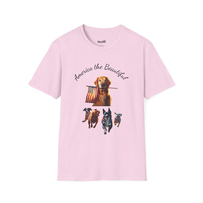 Unisex Soft T shirt - Comfortable & Patriotic Fun Design