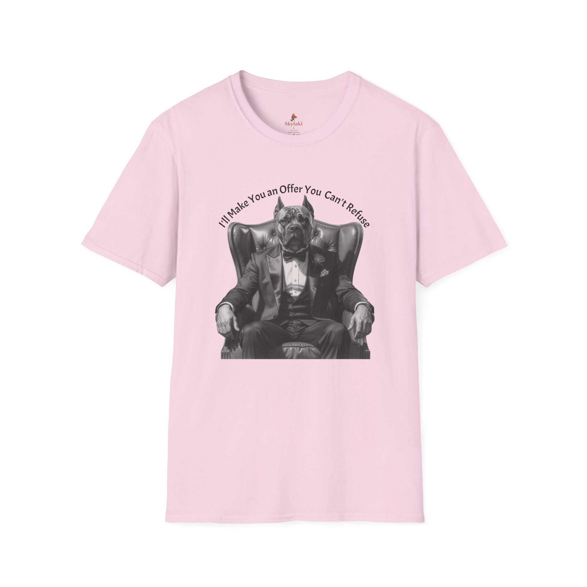 Dogfather T Shirt "Make Me an Offer I Can't Refuse" Graphic Tee